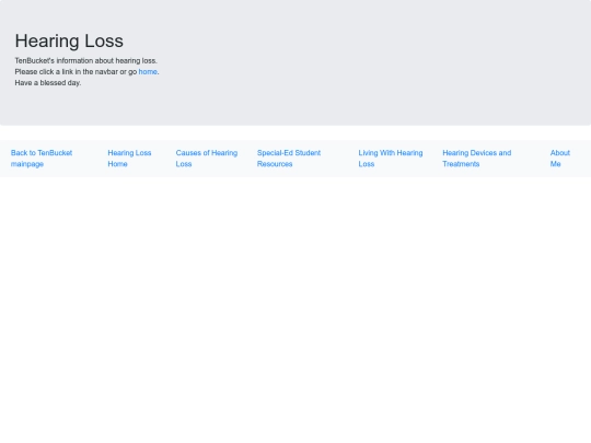 project/hearingloss screenshot