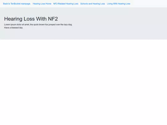 project/hearingloss/nf2 screenshot