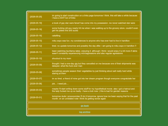 logs/log screenshot
