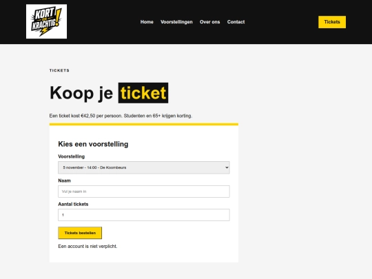 tickets screenshot