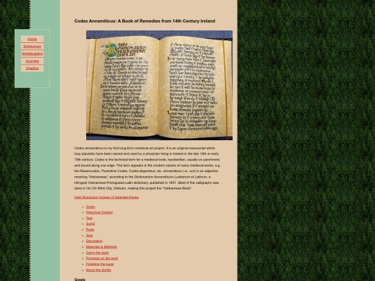 codex_mustelae screenshot