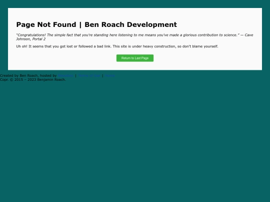 not_found screenshot