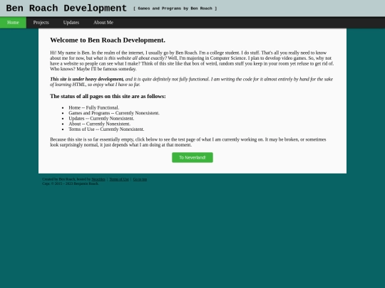 test screenshot