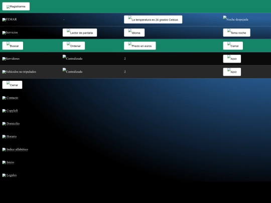 servicios screenshot