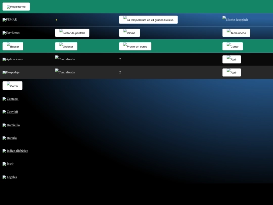 servidores screenshot