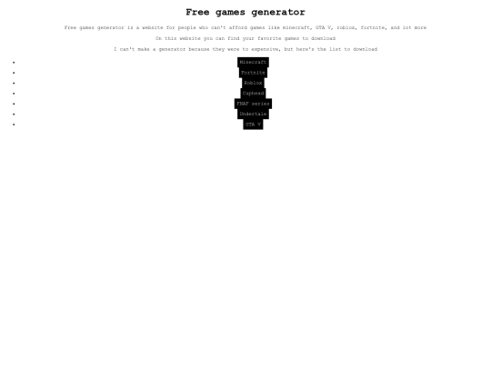 Free_games_generator screenshot