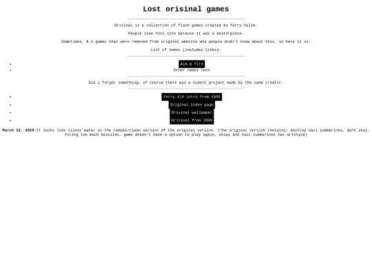 lost_orisinal_games screenshot