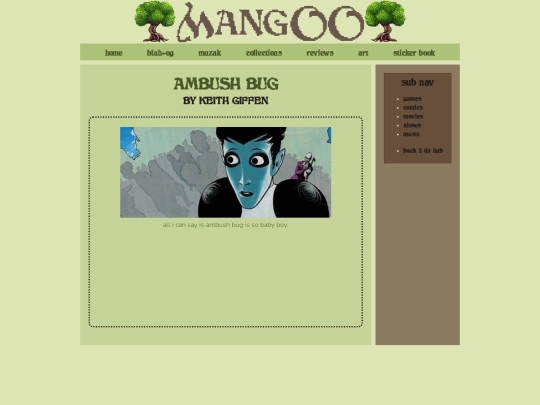 reviews/comics/ambushbug screenshot