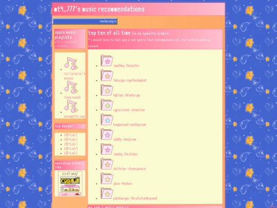 allpages/mt4smusicrecs screenshot