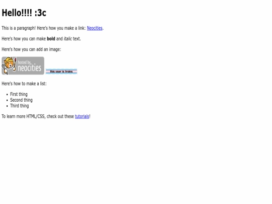 index screenshot