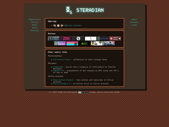 links screenshot