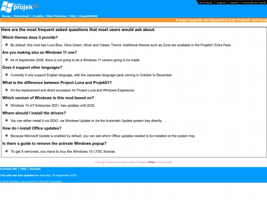 faq screenshot