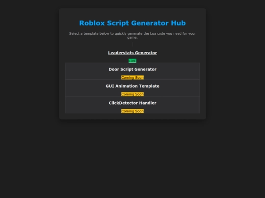 index screenshot