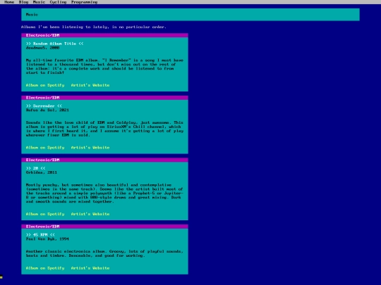 music screenshot