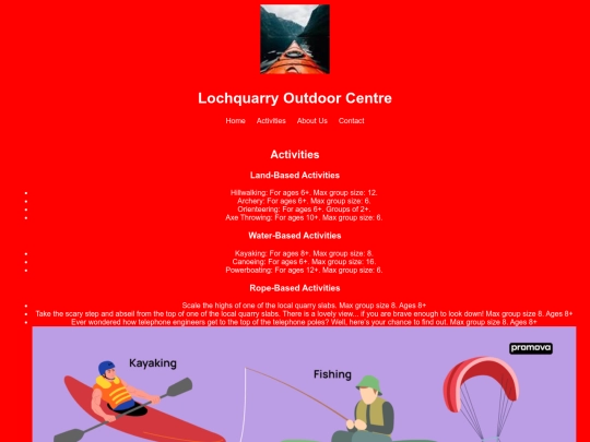 activities screenshot