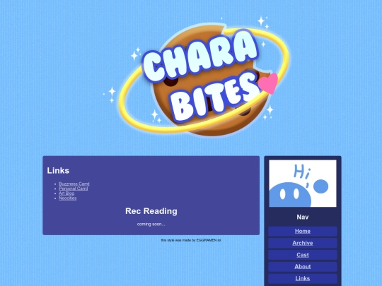 Art/Comics/Charabites/links screenshot