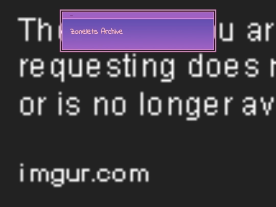 My-Zonelet/archive screenshot