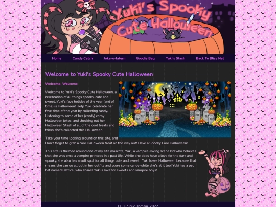 holiday/Hallozine2022 screenshot