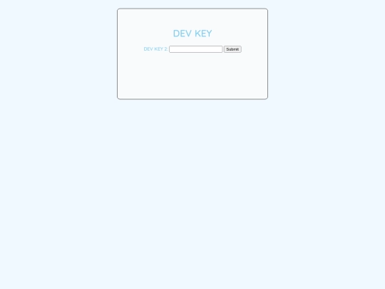 DEV-LOGIN screenshot