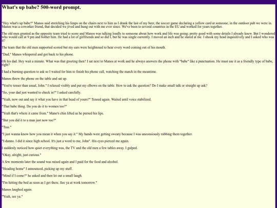 Pieces_of_Fiction/Uncategorized/Whats_up_babe screenshot