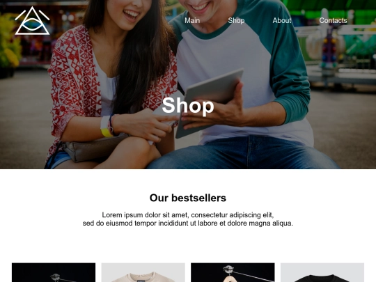 Grid-Site/shop screenshot