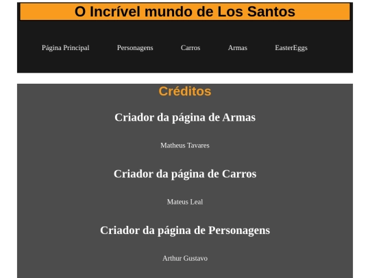 Trabalho_de_Web_GTA_V/Principal/creditos screenshot