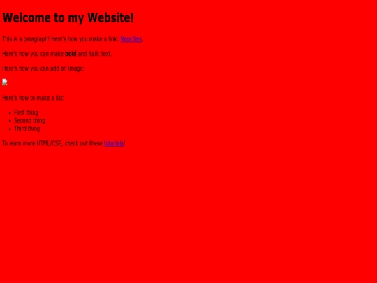 index screenshot