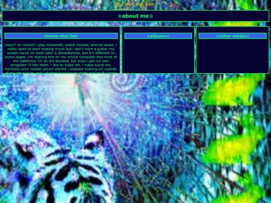 aboutme screenshot
