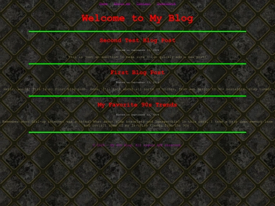 blog screenshot