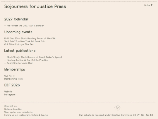 links screenshot