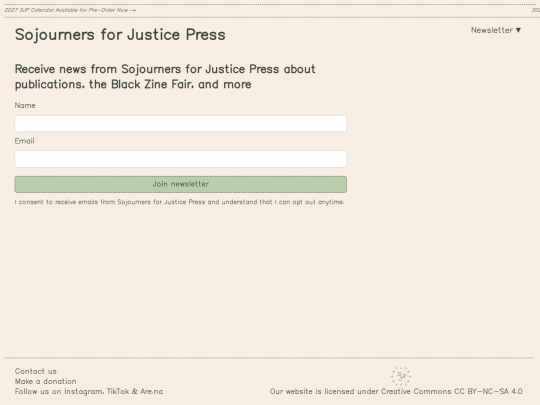 newsletter screenshot
