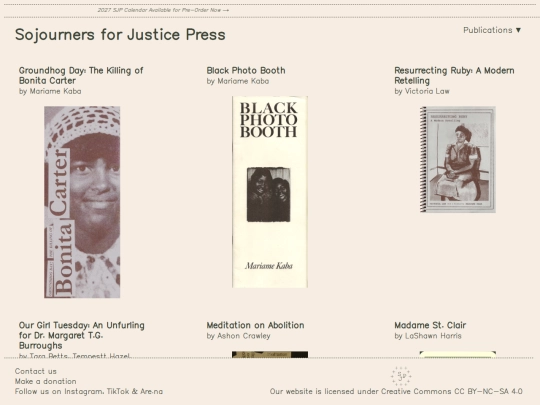 publications screenshot