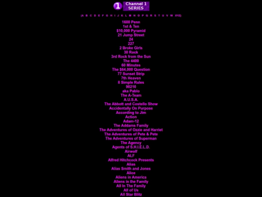 series screenshot