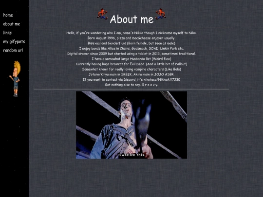 aboutme screenshot