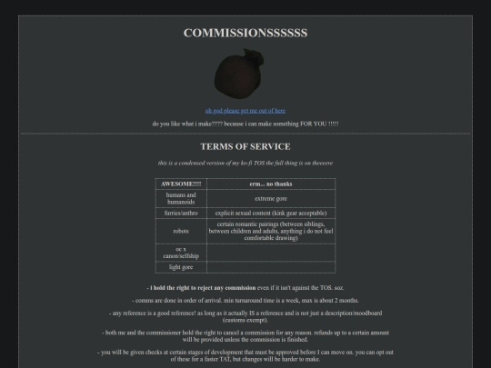 comms screenshot