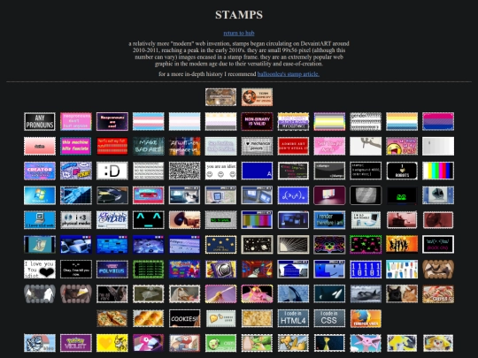 stamps screenshot
