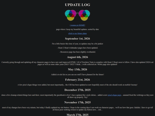 updates screenshot