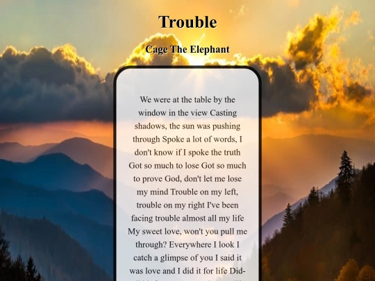 songlyrics screenshot