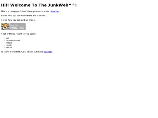 index screenshot