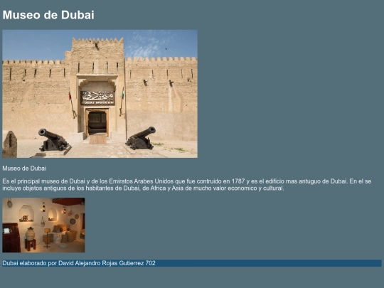 Museo de Dubai screenshot
