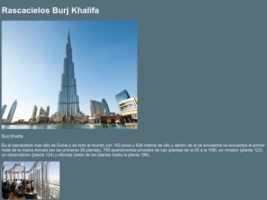 Rascacielos Burj Khalifa screenshot