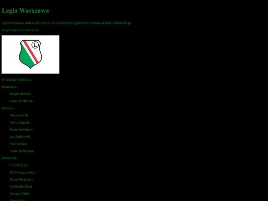 LegiaWarszawa screenshot