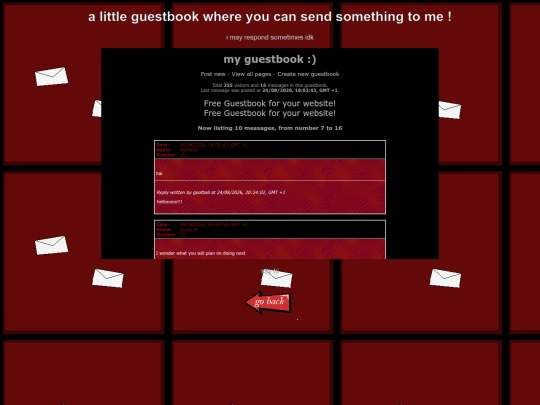 guestbook screenshot