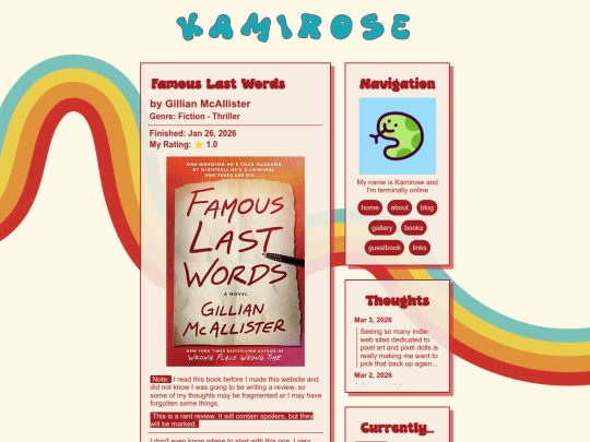 book-reviews/famous-last-words screenshot