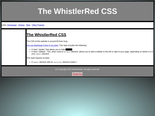 csspage screenshot