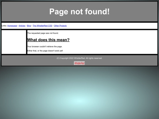 not_found screenshot
