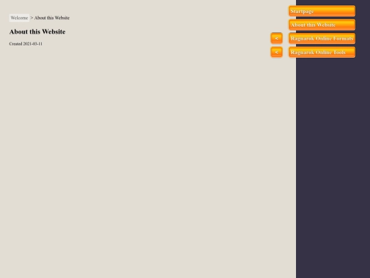 about\index screenshot
