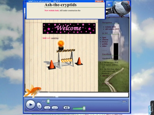 digital diary/aboutme screenshot