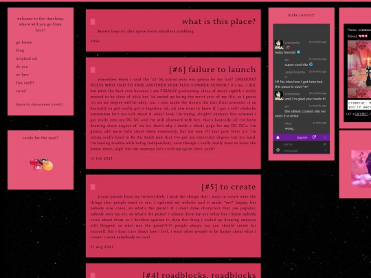 blog screenshot