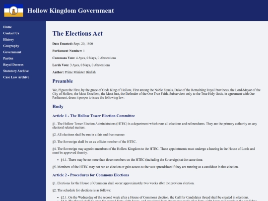 statutes/elections-act screenshot